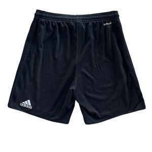 Adidas Women S Black Parma 16 Climacool Shorts Embroidered Back Logo Running Gym